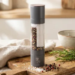 Design 2in1-Salz & Pfeffermühle, taupe