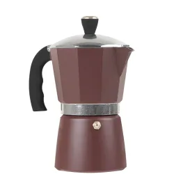 Design Espressokocher für 6 Portionen, bordeaux