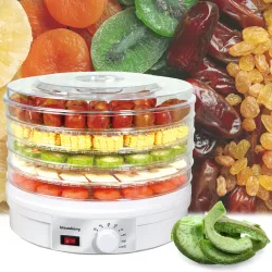 Dörrautomat mit 5 Ebenen, 350W, 35 - 70 °C