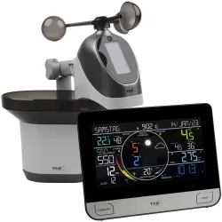 TFA Dostmann WLAN View Pro 35.8003.01 WLAN-Wetterstation Vorhersage für mit WiFi 7 Tage Anzahl Sensoren max. 4