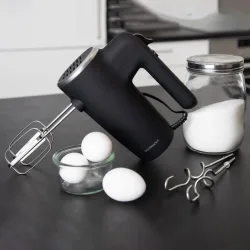 Handmixer, 500 Watt, Rührgerät schwarz, mit Turbofunktion