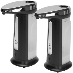2er-Set Automatischer Seifenspender mit Infrarot-Sensor, berührungslos, 400 ml