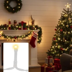 LED Lichterkette mit 8 Leuchtmodi und Timer, 7 m, batteriebetrieben, IP44, warm-weiss