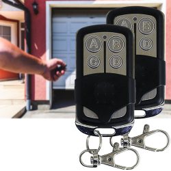 2er-Set Programmierbarer Funk-Handsender, 433,92 MHz, 4 Kanäle