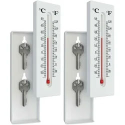 2er-Set Thermometer mit Geheimversteck, 16 x 5 x 2,5 cm