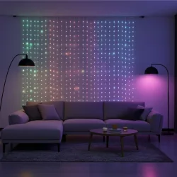 Bunter LED-Vorhang mit 400 LEDs, RGB, IP44, 2 x 2 m