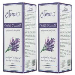 2er-Set Lavendel Körpermilch 300ml, reichhaltige Haut- und Körperpflege
