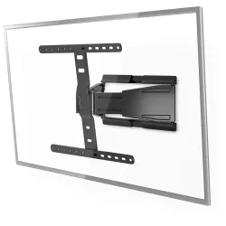 TV Wandhalterung für 43 bis 90 Zoll, vollbeweglich, neig- und drehbar, ABS / Stahl