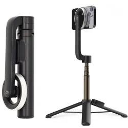 Bluetooth Selfie Stick mit Stativfunktion und Fernbedienung, ausziehbar