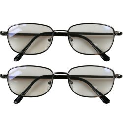 2er-Set Lesebrille mit Titanrahmen, +1,5 Dioptrien