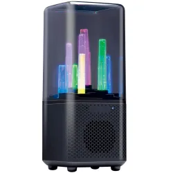 Kompakter Party-Lautsprecher mit RGB-LED-Lichteffekten, Bluetooth, 22 x 9 x 9 cm