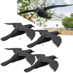 4er-Set Vogelabwehr Falke, 59 cm Flügel-Spannweite
