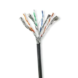Netzwerkkabel CAT7 für den Aussenbereich, S/FTP, Kupfer 100 m