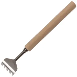 Teleskop-Rückenkratzer mit Holz-Griff, 17 - 52 cm