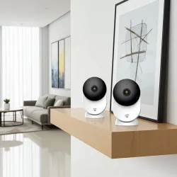 2er-Set SmartLife Innenkamera mit Geräusch- und Bewegungserkennung, Full-HD