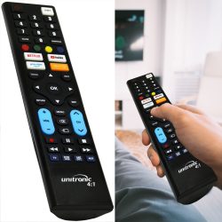 Programmierbare Fernbedienung für 4 Geräte