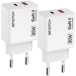 2er-Set Dual USB Ladegerät, QC 3.0, GaN-Technologie, 30 Watt