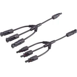 PV4 T-Adapterkabel, 4mm², 3/1, (paar)