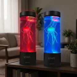 2er-Set Quallen Stimmungsleuchte mit LED-Farbwechsel