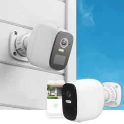 SmartLife Überwachungskamera, 4MP Quad HD, 120° Weitwinkel