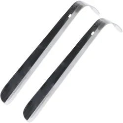 2er-Set Schuhlöffel, Edelstahl, 18 cm