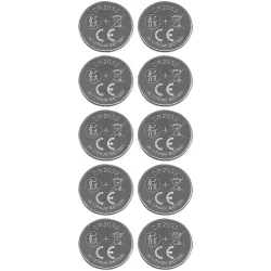 CR2032 Lithium-Knopfzellen, 10er-Set, 3V