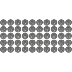 CR2032 Lithium-Knopfzellen, 50er-Set, 3V