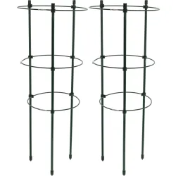 2er-Set Pflanzenstütze, rund, 45 x Ø 18 cm