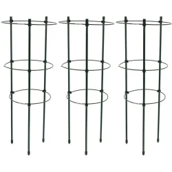 3er-Set Pflanzenstütze, rund, 60 x Ø 21 cm