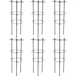 6er-Set Pflanzenstütze, rund, 60 x Ø 21 cm
