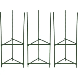 3er-Set Pflanzenstütze, dreieckig, 78 cm