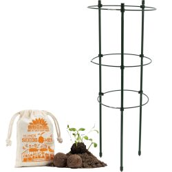 Pflanzenstütze & Samenbomben für Garten