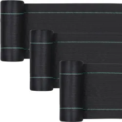 3er-Set Anti Unkraut Folie, 1 x 10 m
