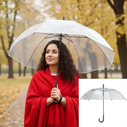 Regenschirm, transparent, Ø 100 cm