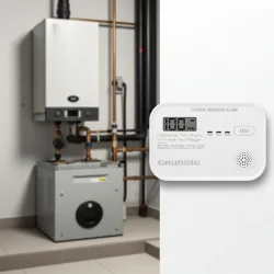 Kohlenmonoxid-Melder mit LCD-Display
