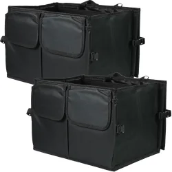 2er-Set Kofferraum-Organizer mit 2 Fächern, faltbar, 50 x 37 x 26 cm