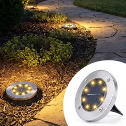 Solar-Bodenstrahler mit Erdspiess, 200 lm, IP44