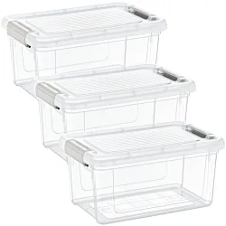 3er-Set Vorratsbox, 5000ml, transparent