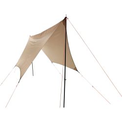 Tarp Zeltplane, hellbraun, 3 x 3 m