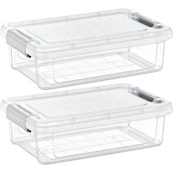 2er-Set Vorratsbox, 3 l, transparent