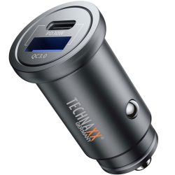 Technaxx Technaxx Dual KFZ Ladegerät 30W TX-305 Belastbarkeit Strom max.=3 A 12/24 V