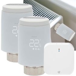 2er-Set Smartes Heizkörperthermostat inkl. Zigbee-Gateway