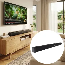 Bluetooth Stereo Soundbar, HDMI-ARC, Opt-in, Aux-in, 30W