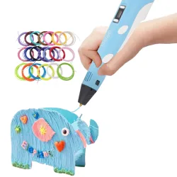 3D-Drucker-Stift, USB, inklusive 20 bunte PLA-Filamente