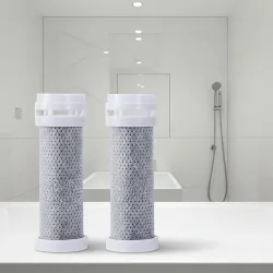 Ersatz-Wasser-Filter für 3-in-1-Duschkopf, 2er-Set