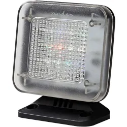 TV-Simulator zur Einbrecher-Abschreckung, Zeitschaltuhr, 12 Farb-LEDs