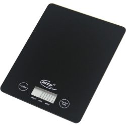 Digitalwaage, Touchscreen, Hartglas, edles schwarz, bis 5kg
