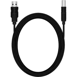 Drucker- und Scanner High-Speed Anschlusskabel, 2.0 USB-A auf USB-B, 3m, schwarz