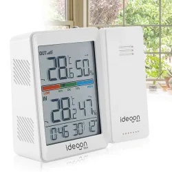 Thermometer und Hygrometer für innen & aussen, inklusive Funk-Aussensensor