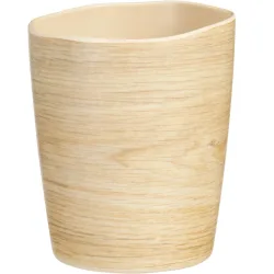 Bruchfester Melaminbecher in Holzoptik-Design, 9 x 11 cm
